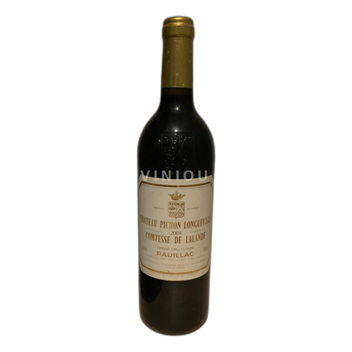 Bordeaux Pauillac Chateau Pichon Longueville Comtesse de Lalande 2004