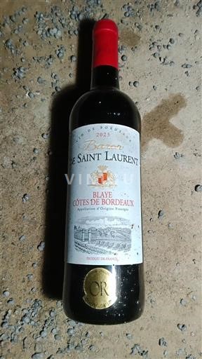 Burdeos Blaye-Côtes de Burdeos Château Saint Laurent 2023