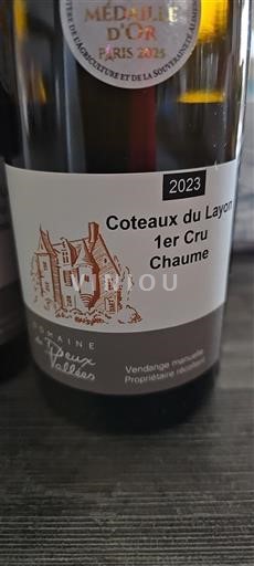 Thung lũng sông Loire Chaume Domaine S des Deux Vallées 2023 2023