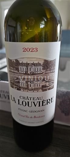 Bordeaux Pessac-Léognan Château La louviere 2023 2023