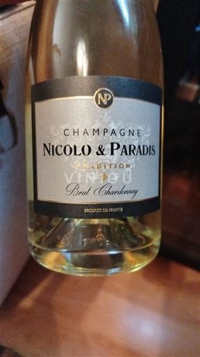 Champagne Nicolò & Paradis Tradition Brut Chardonnay Non Millésimé