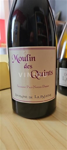 Thung lũng sông Loire Saumur Puy-Notre-Dame Domaine La Paleine Moulin des Quints 2016