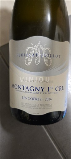 Bourgondië Niet gespecificeerd Premier Cru Domaine Feuillat-Juillot Les Coères 2016