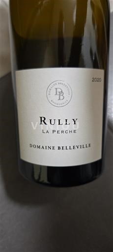Borgoña Rully Domaine BELLEVILLE La Perche 2020