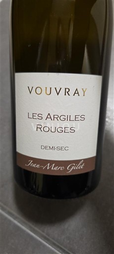 Údolí Loiry Vouvray Jean-Marc Gilet Les Argiles Rouges 2023
