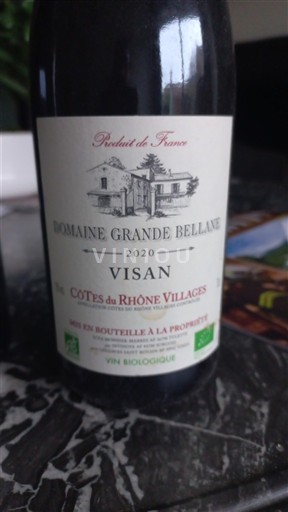 Rona dolina Côtes-du-Rhône-Villages Domaine Grande Bellane Visan 2020