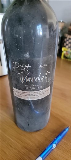 Bordeaux Antique 1855 Ptit Verdot 2020