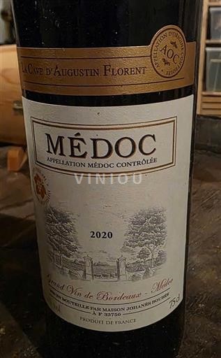Bordeaux Médoc La Cave Augustin Florent 2020