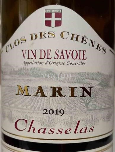 Savoie en Bugey Savoie (wijn van) Clos des Chênes Marin 2023