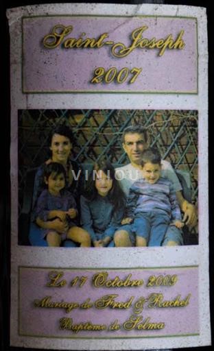 Údolí Rhôny Saint-Joseph Anthony Paret du mariage de Fred & Rachel 2009