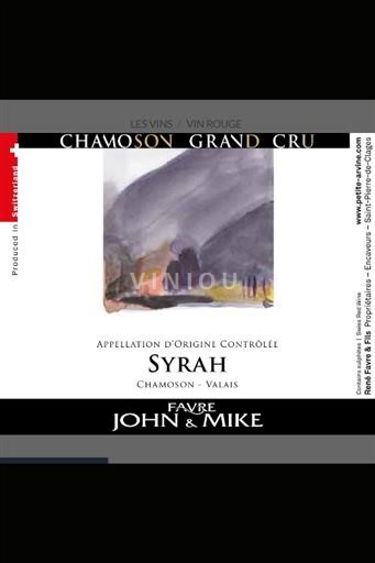 Wallis Chamoson Grand Cru Favre John & Mike Syrah 2022