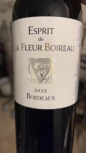 Bordeaux Château Lafleur Esprit de La Fleur Boireau 2022