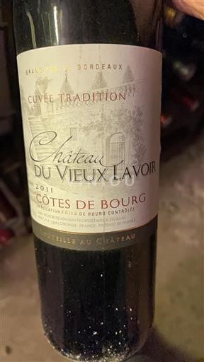 Burdeos Côtes-de-bourg Château Vieux Lavoir Tradition 2011