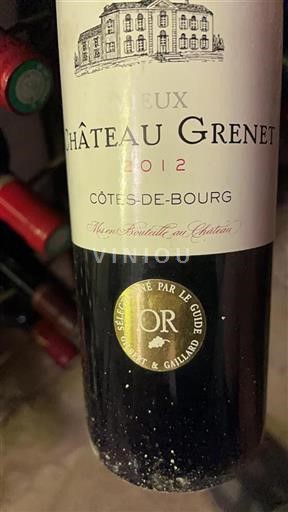 Burdeos Côtes-de-bourg Château Grenet Vieux 2012