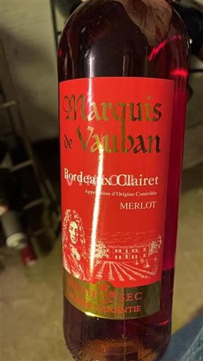 Bordeaux Bordeaux clairet Château Marquis de Vauban 2022