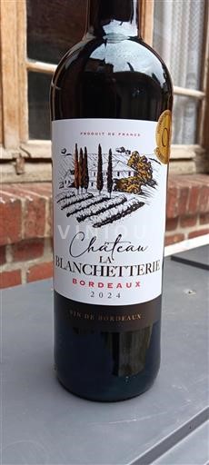 Bordeaux Château La Blanchetterie NON RECOLTANT 2024