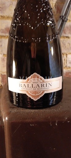 Bordeaux Bordeauxin crémant Ballarin Brut Ei vuosikertaa