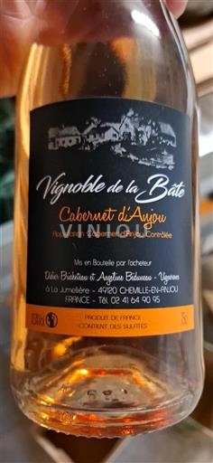 Loiredalen Cabernet-d'Anjou Vignoble de la Bâte Cabernet d'Anjou 2024