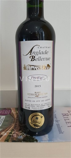 Burdeos Blaye-Côtes de Burdeos Château Anglade Bellevue Prestige 2015