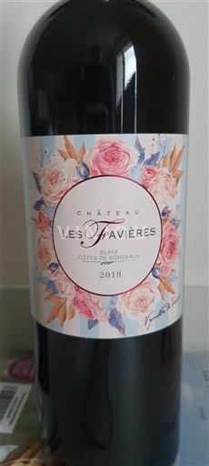 Bordeaux Côtes-de-Bordeaux Château Les Tavières 2019