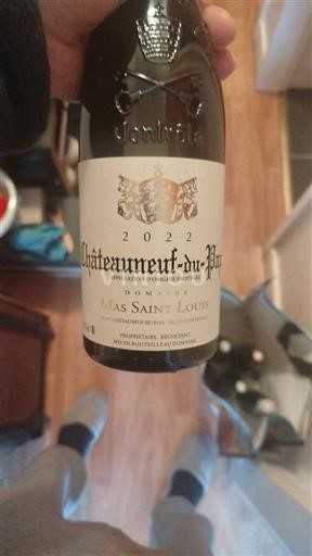 Rona dolina Châteauneuf-du-Pape Mas Saint Louis 2022