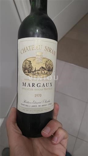 Bordeaux Margaux Château Siran Grand Cru Exceptionnel 1970