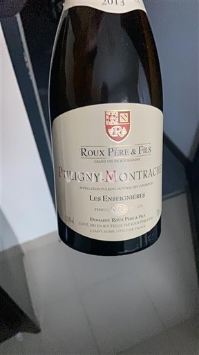 Burgundy Puligny-Montrachet Roux Père & Fils Les Enseignières 2013