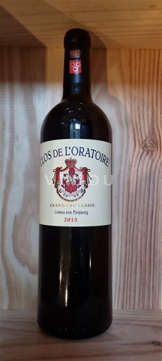 Bordeaux Saint-Émilion Grand Cru Grand Cru Classé Clos de l'Oratoire 2015
