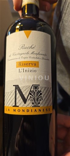 Piemonte Ruché di Castagnole Monferrato La Mondianese Riserva L'Inizio Ikke årgangsbestemt