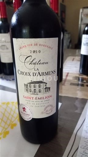 Bordeaux Saint-Émilion Château La Croix Armens 2010