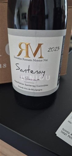 Borgoña Santenay Domaine Romain Moniot-Nié Le Bievaux 2023