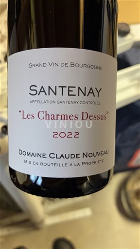 Burgundsko Santenay Domaine Claude Nouveau Les Charmes Dessus 2022