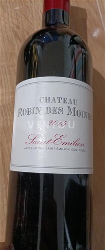 Bordeaux Saint-Émilion Château Robin des Moines 2015