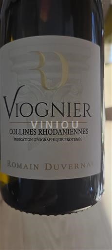 Alpes và các vùng Rhodanien Collines rhodaniennes Romain Duvernay Viognier Không niên vụ