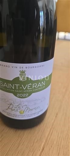 Burgundsko Saint-Véran Petit Martin 2022