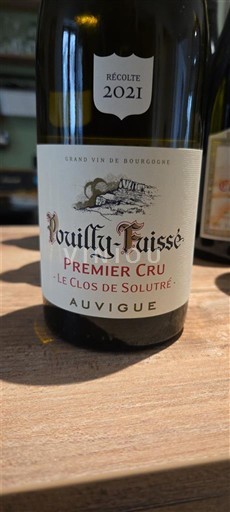 Bourgondië Pouilly-fuissé Premier Cru Auvigue Le Clos de Solutré 2021