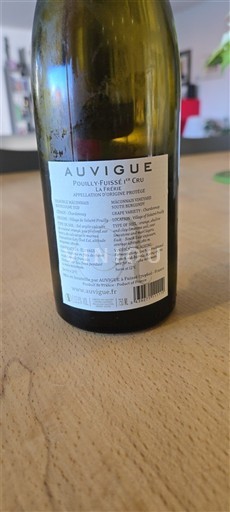 Burgundia Pouilly-fuissé Premier Cru Auvigue 2021