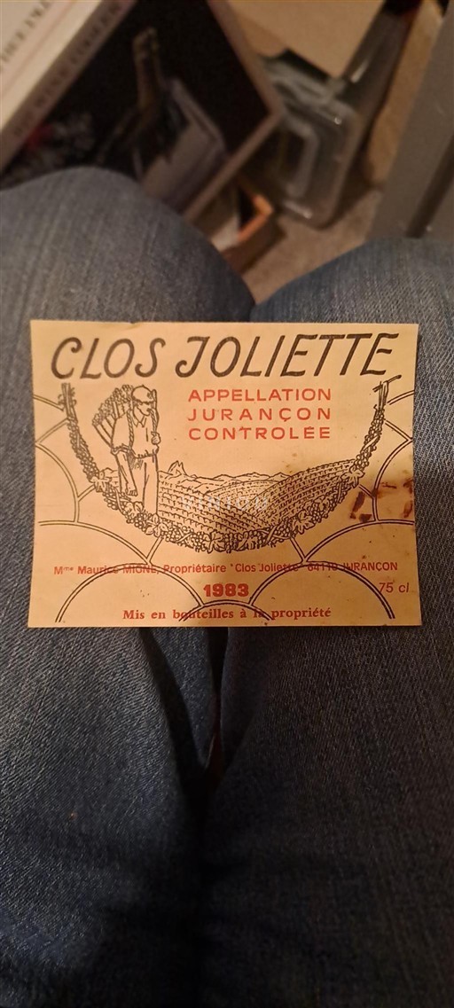 Sudoeste Jurançon Clos Joliette 1983