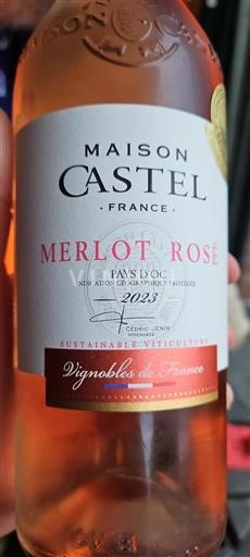 Languedoc và Roussillon Vùng đất Oc MAISON CASTEL Merlot Rosé 2023