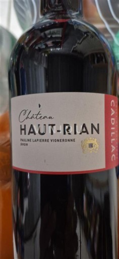 Bordo Kadijak Château Haut-Rian 2020