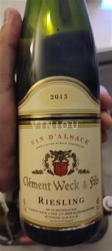 Elsass Clément Weck & Fils 2013