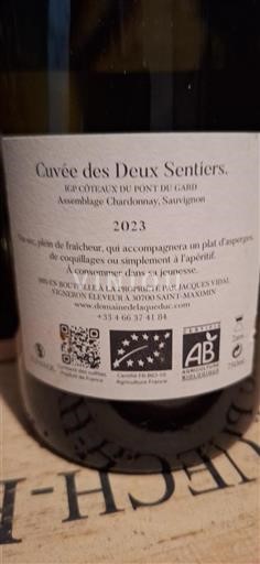 Languedoc và Roussillon Coteaux du Pont du Gard Domaine La Quécude des Deux Sentiers 2023