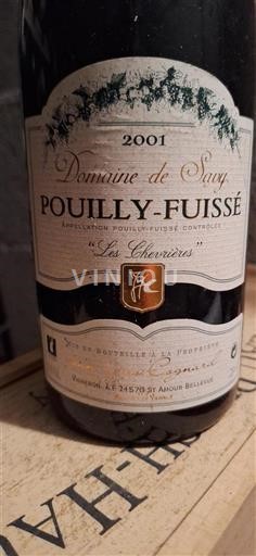 Burgund Pouilly-fuissé Domaine Savy Les Chevrières 2001