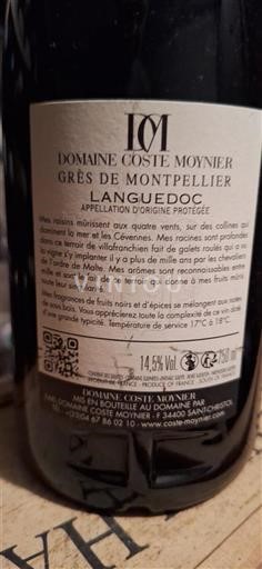 Languedoc Domaine Coste-Moynier 2022