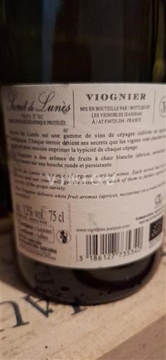 Languedoc y Rosellón País de Oc Les Vignobles JeanJean Secret de Lunès Sin añada