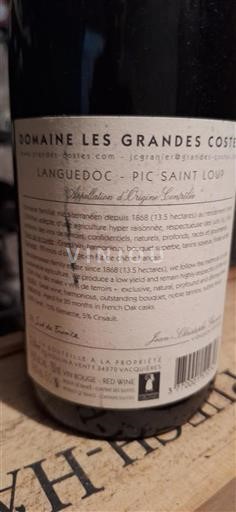 Languedoc Pic-saint-loup Les Grandes Costes 2014