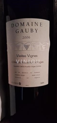 Roussillon Côtes du Roussillon Villages Domaine Gauby Vieilles Vignes 2006