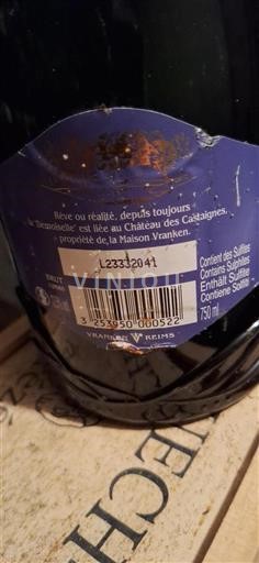 Champagne Sâm-panh Château Des Castaignes Demoiselle Không niên vụ