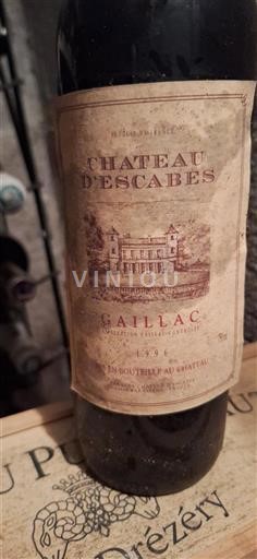 Sudoeste Gaillac Château Escabes 1996