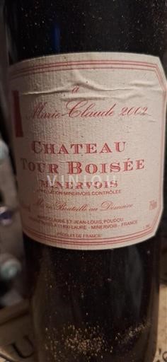 Languedoc Minervois Domaine Tour Boisée 2002